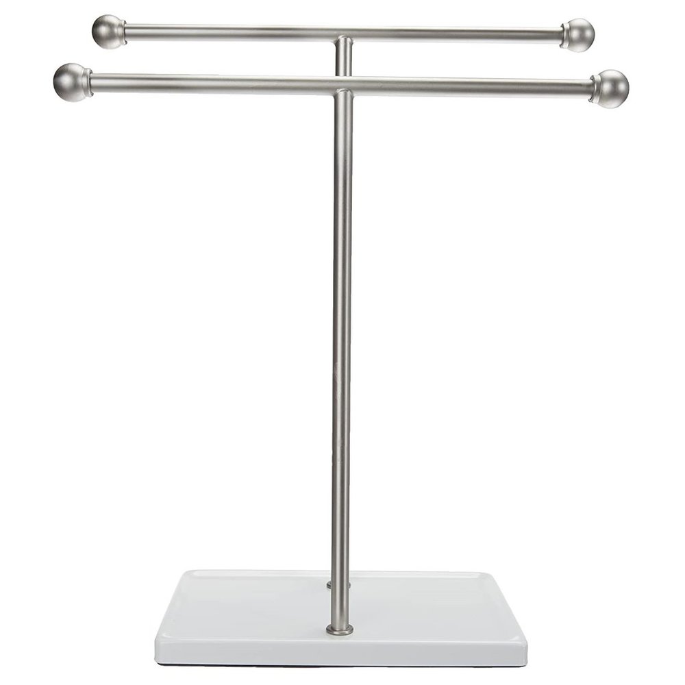 AMAZON BASICS Double-T Hand Towel and Accessories Stand 🛁 NEW!! - Picture 7 of 10